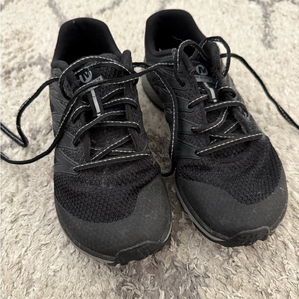 Merrell black sneakers with vibram soles